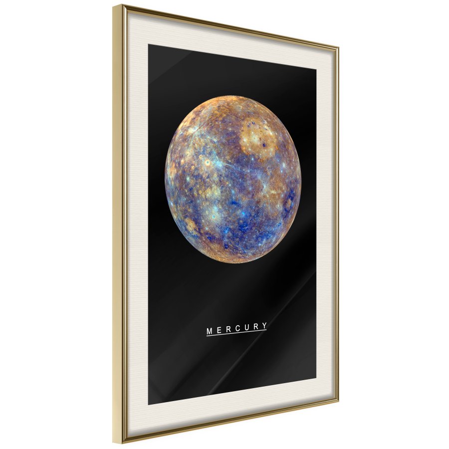 ARTGEIST Plakat med ramme - The Solar System: Mercury