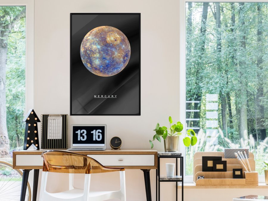 ARTGEIST Plakat med ramme - The Solar System: Mercury