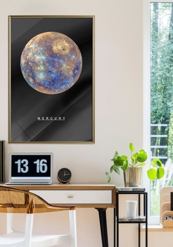 ARTGEIST Plakat med ramme - The Solar System: Mercury