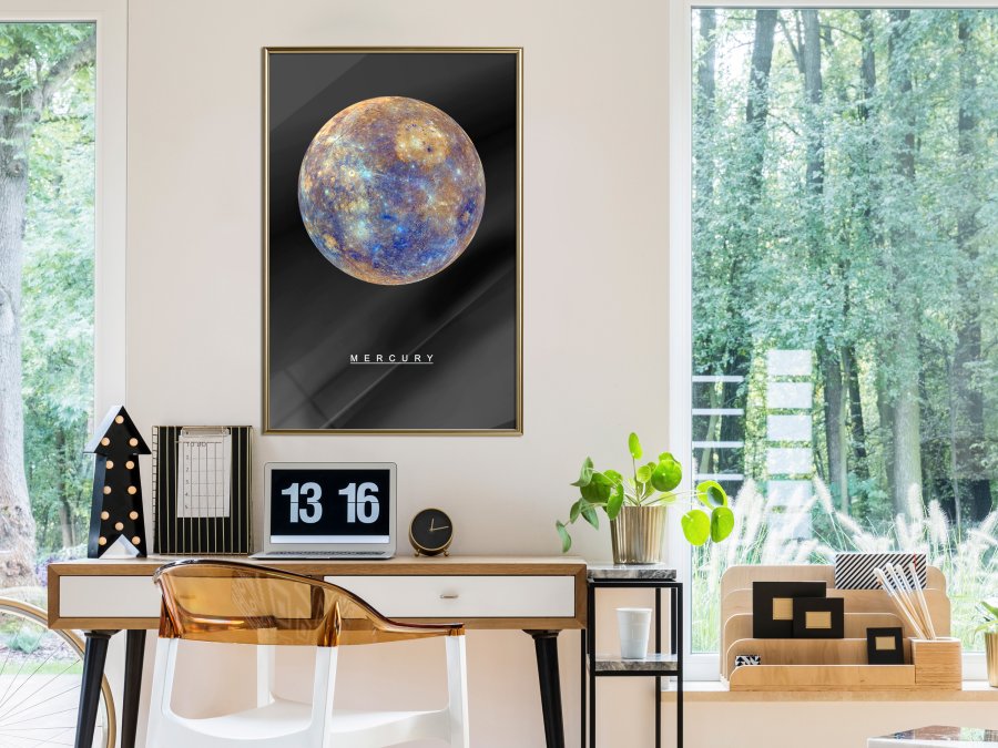 ARTGEIST Plakat med ramme - The Solar System: Mercury
