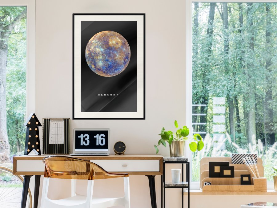 ARTGEIST Plakat med ramme - The Solar System: Mercury