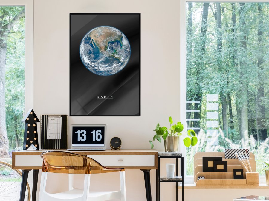 ARTGEIST Plakat med ramme - The Solar System: Earth