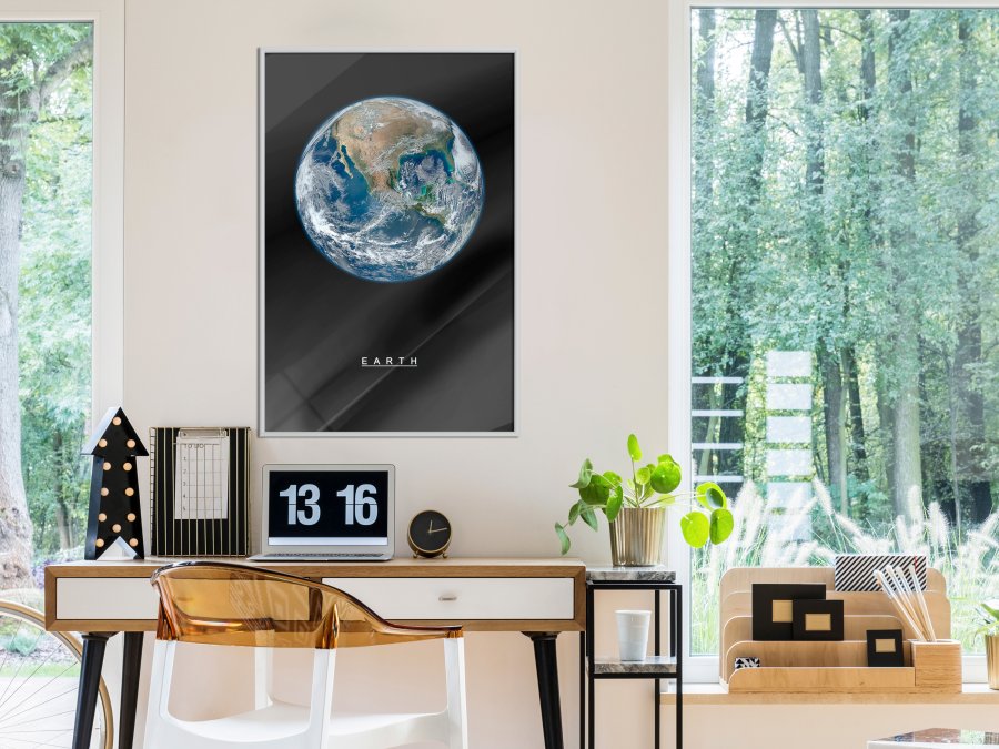 ARTGEIST Plakat med ramme - The Solar System: Earth