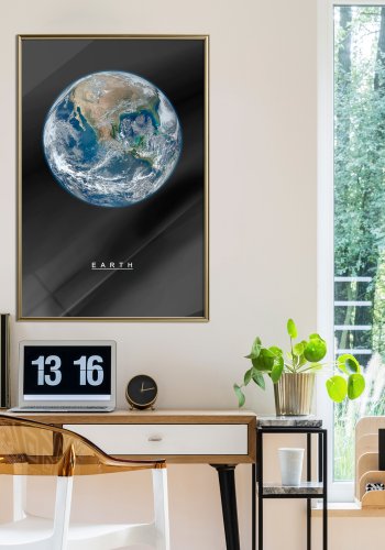 ARTGEIST Plakat med ramme - The Solar System: Earth