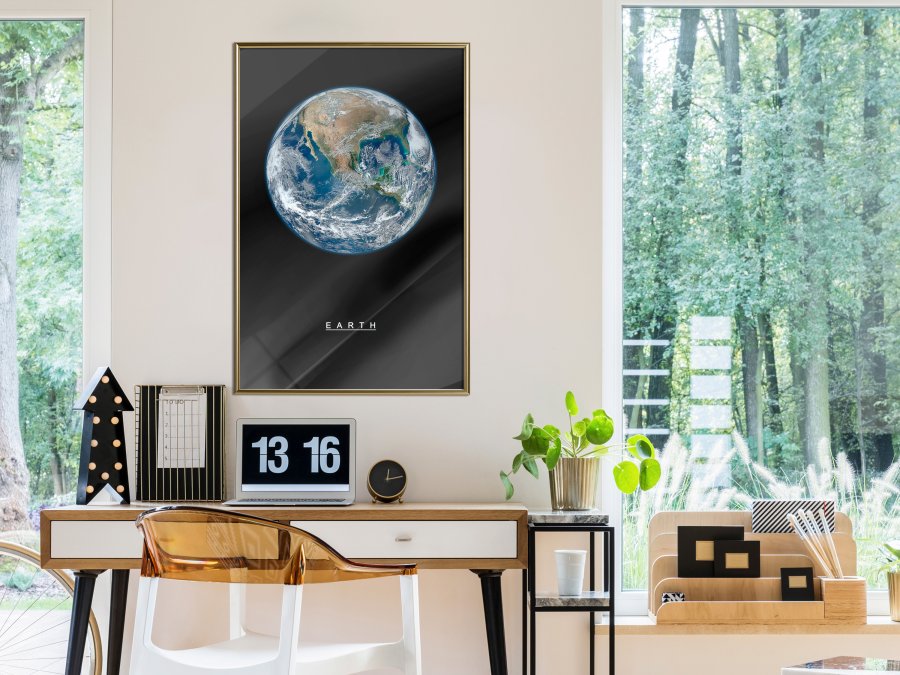 ARTGEIST Plakat med ramme - The Solar System: Earth