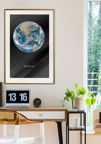 ARTGEIST Plakat med ramme - The Solar System: Earth