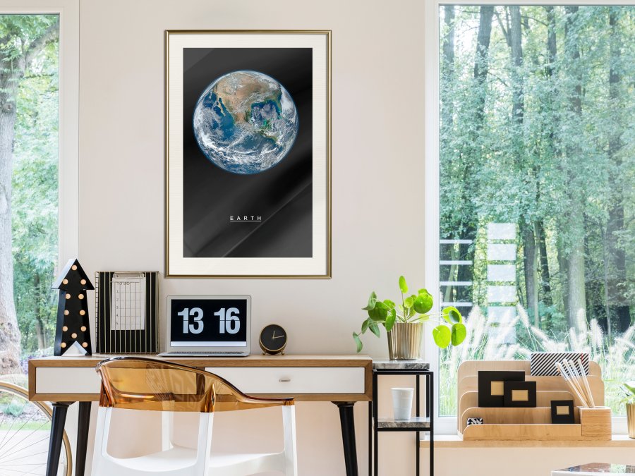 ARTGEIST Plakat med ramme - The Solar System: Earth