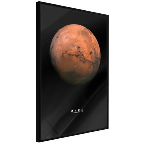 ARTGEIST Plakat med ramme - The Solar System: Mars