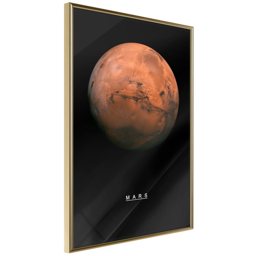 ARTGEIST Plakat med ramme - The Solar System: Mars