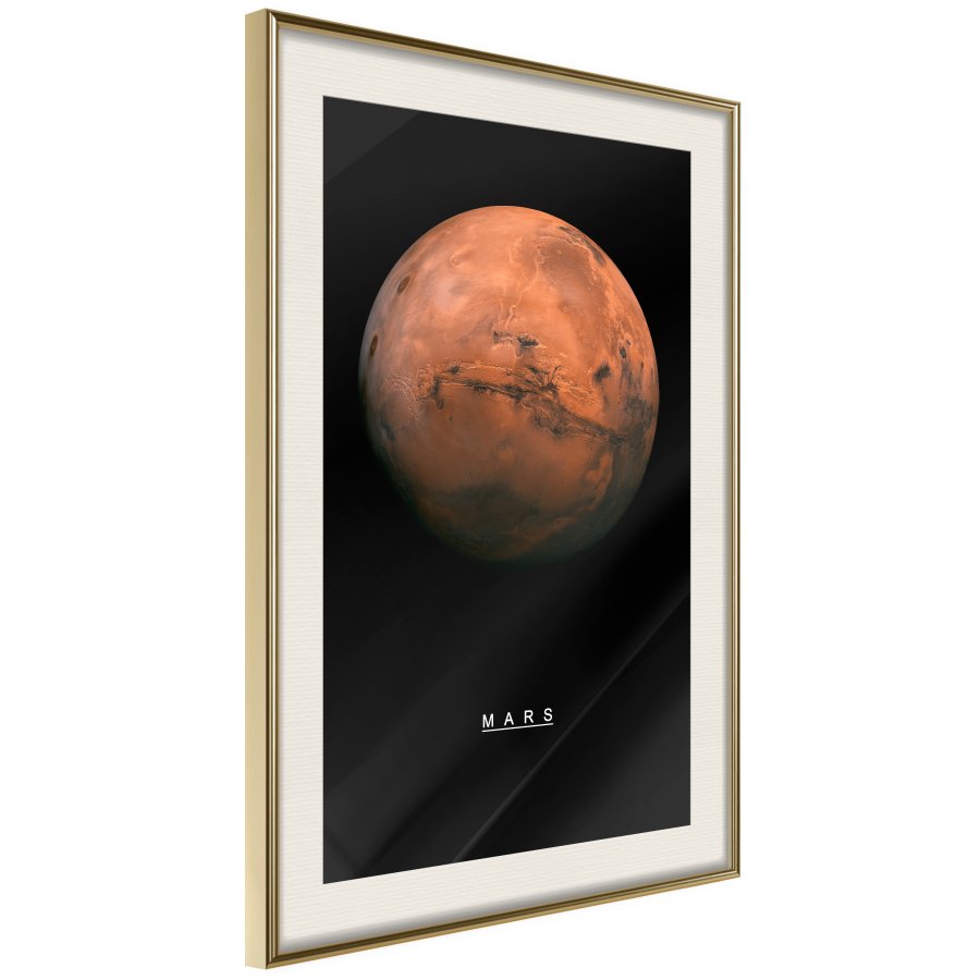 ARTGEIST Plakat med ramme - The Solar System: Mars