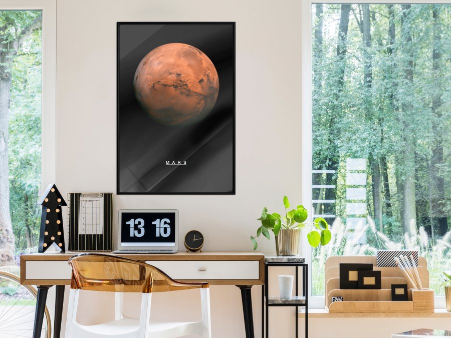 ARTGEIST Plakat med ramme - The Solar System: Mars
