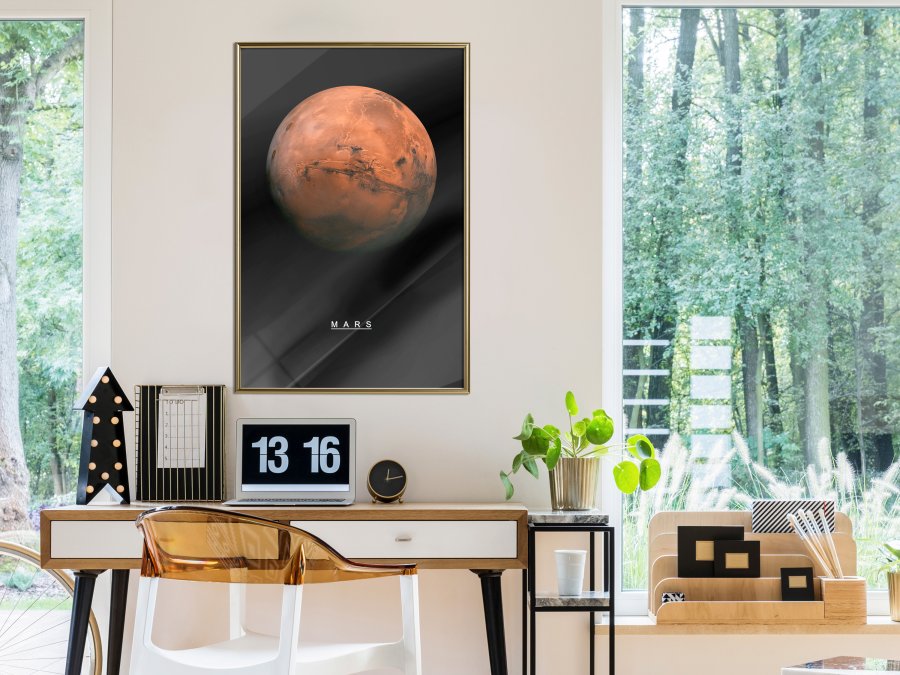 ARTGEIST Plakat med ramme - The Solar System: Mars