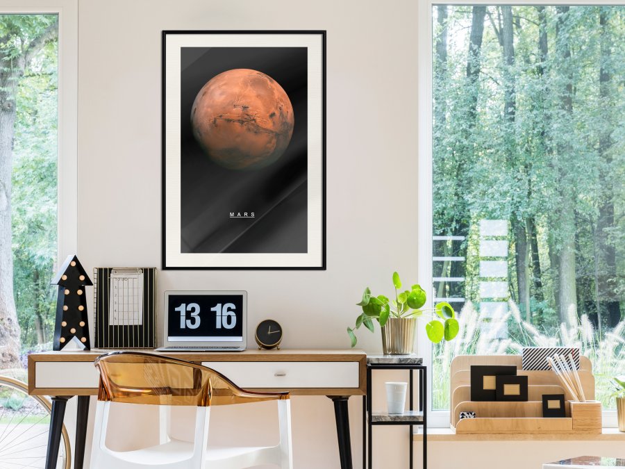 ARTGEIST Plakat med ramme - The Solar System: Mars
