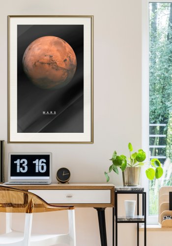 ARTGEIST Plakat med ramme - The Solar System: Mars