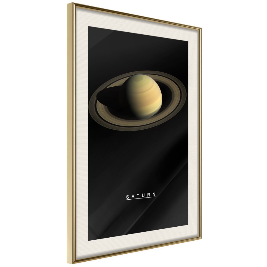 ARTGEIST Plakat med ramme - The Solar System: Saturn