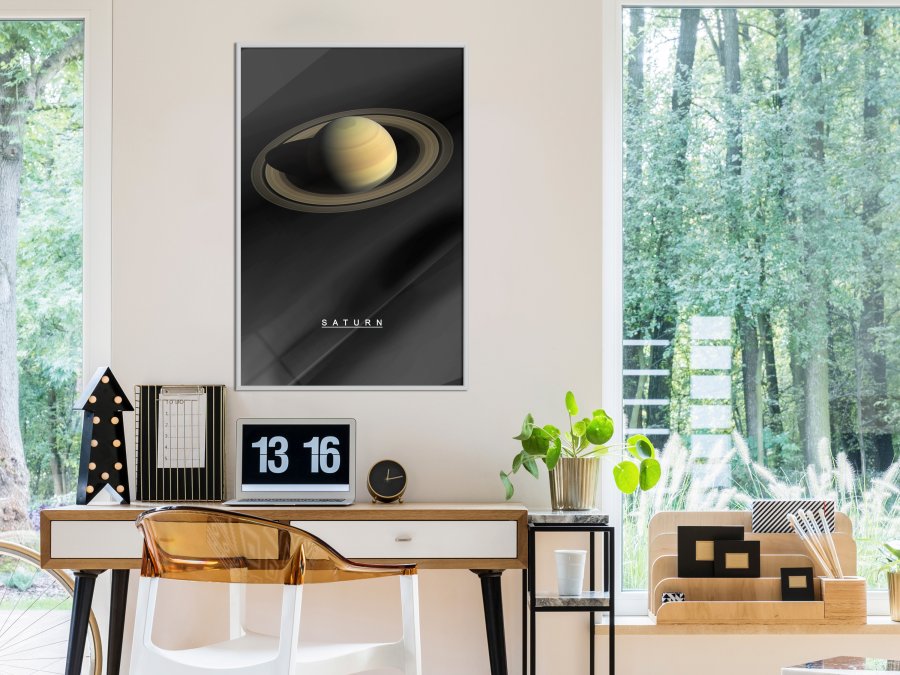 ARTGEIST Plakat med ramme - The Solar System: Saturn