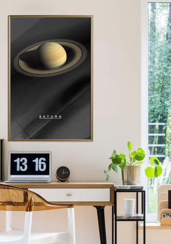 ARTGEIST Plakat med ramme - The Solar System: Saturn