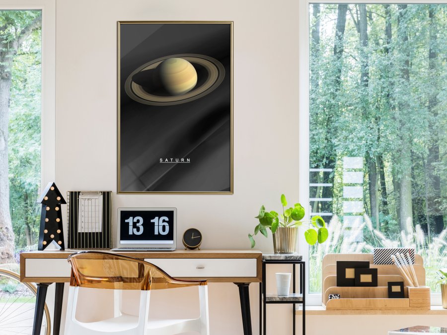 ARTGEIST Plakat med ramme - The Solar System: Saturn