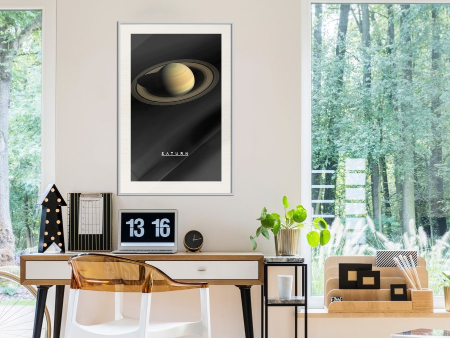 ARTGEIST Plakat med ramme - The Solar System: Saturn