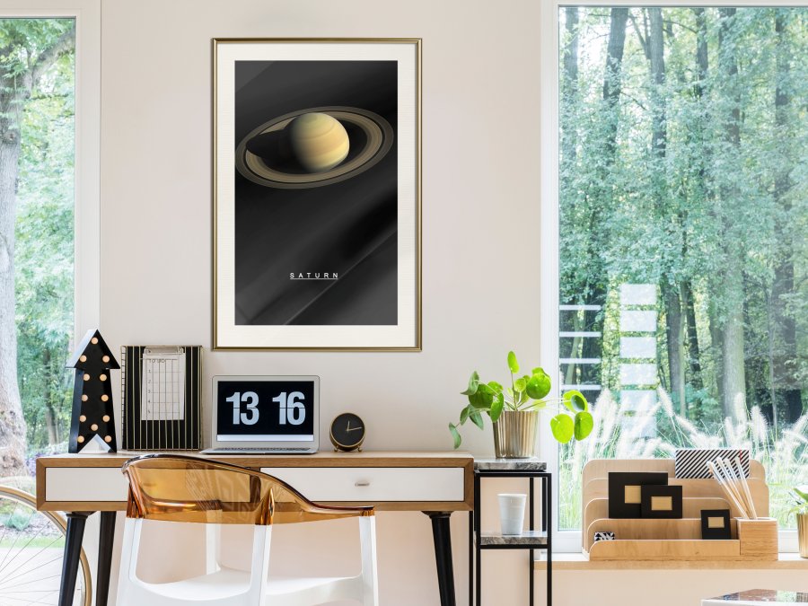 ARTGEIST Plakat med ramme - The Solar System: Saturn