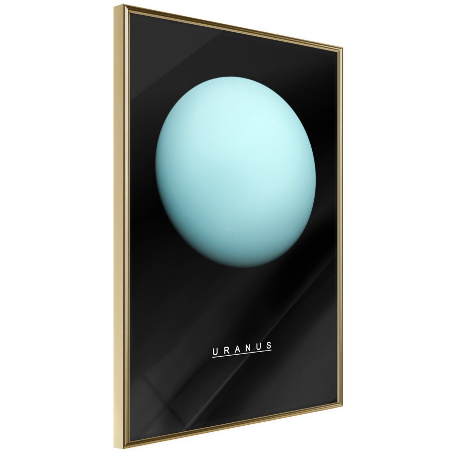 ARTGEIST Plakat med ramme - The Solar System: Uranus