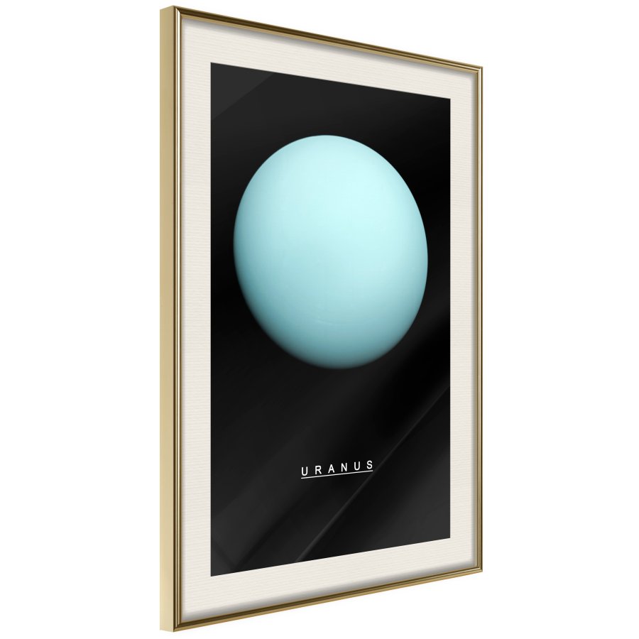 ARTGEIST Plakat med ramme - The Solar System: Uranus