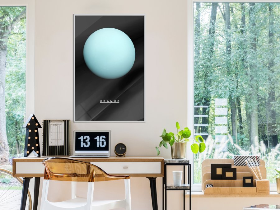 ARTGEIST Plakat med ramme - The Solar System: Uranus