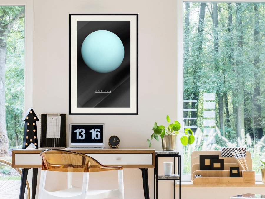 ARTGEIST Plakat med ramme - The Solar System: Uranus