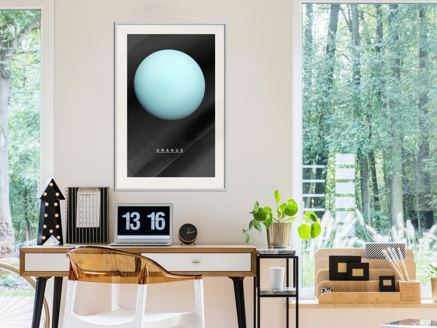 ARTGEIST Plakat med ramme - The Solar System: Uranus