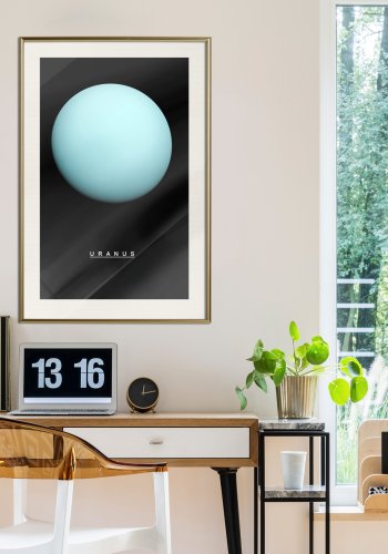 ARTGEIST Plakat med ramme - The Solar System: Uranus
