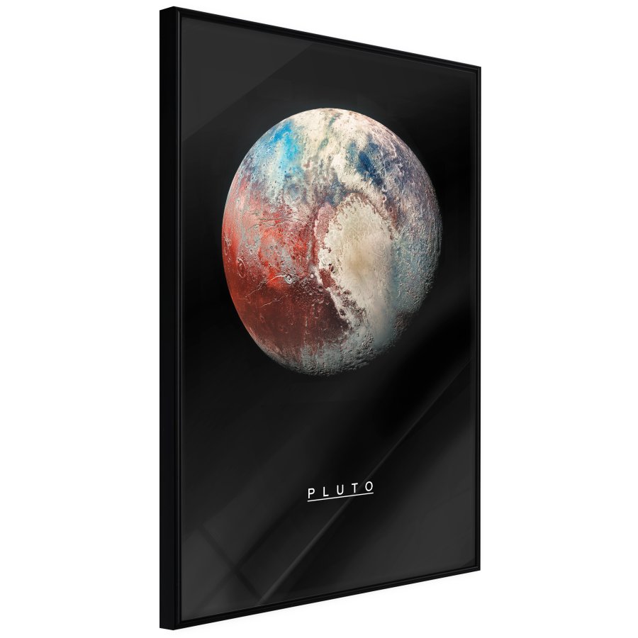 ARTGEIST Plakat med ramme - The Solar System: Pluto