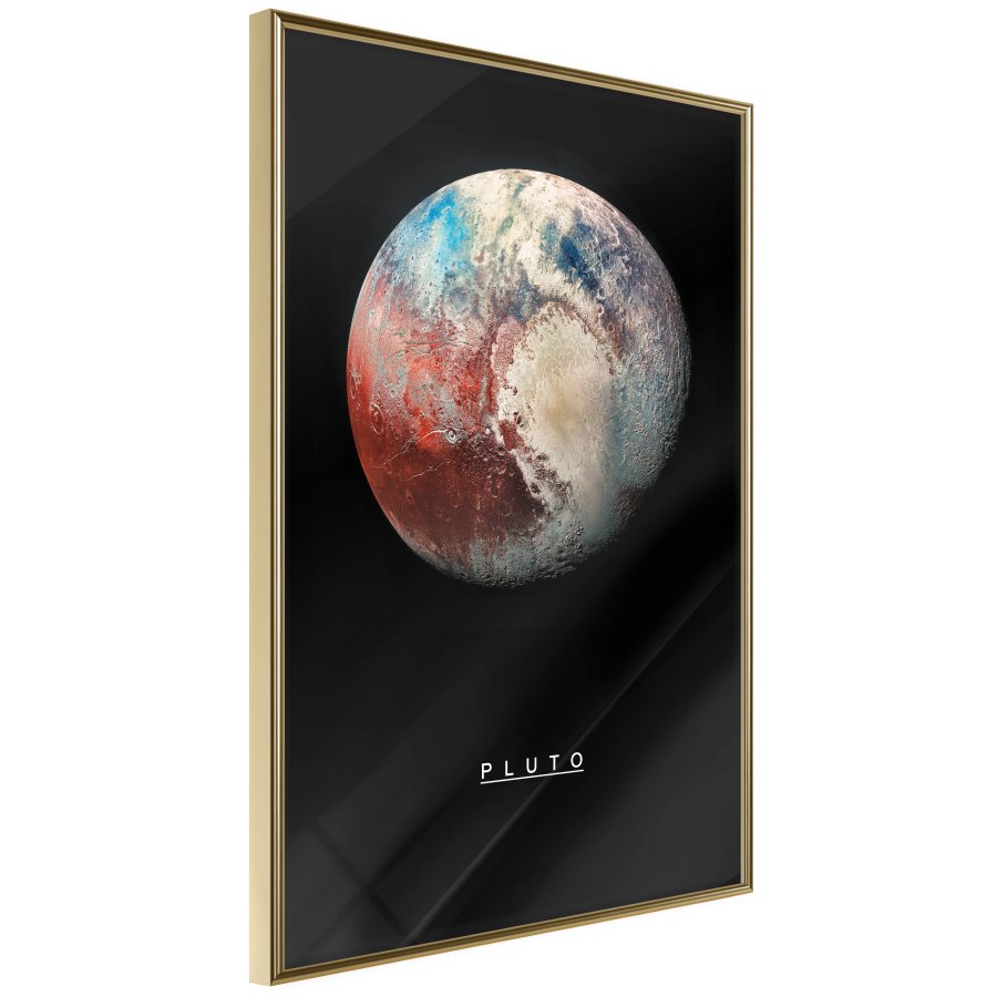 ARTGEIST Plakat med ramme - The Solar System: Pluto