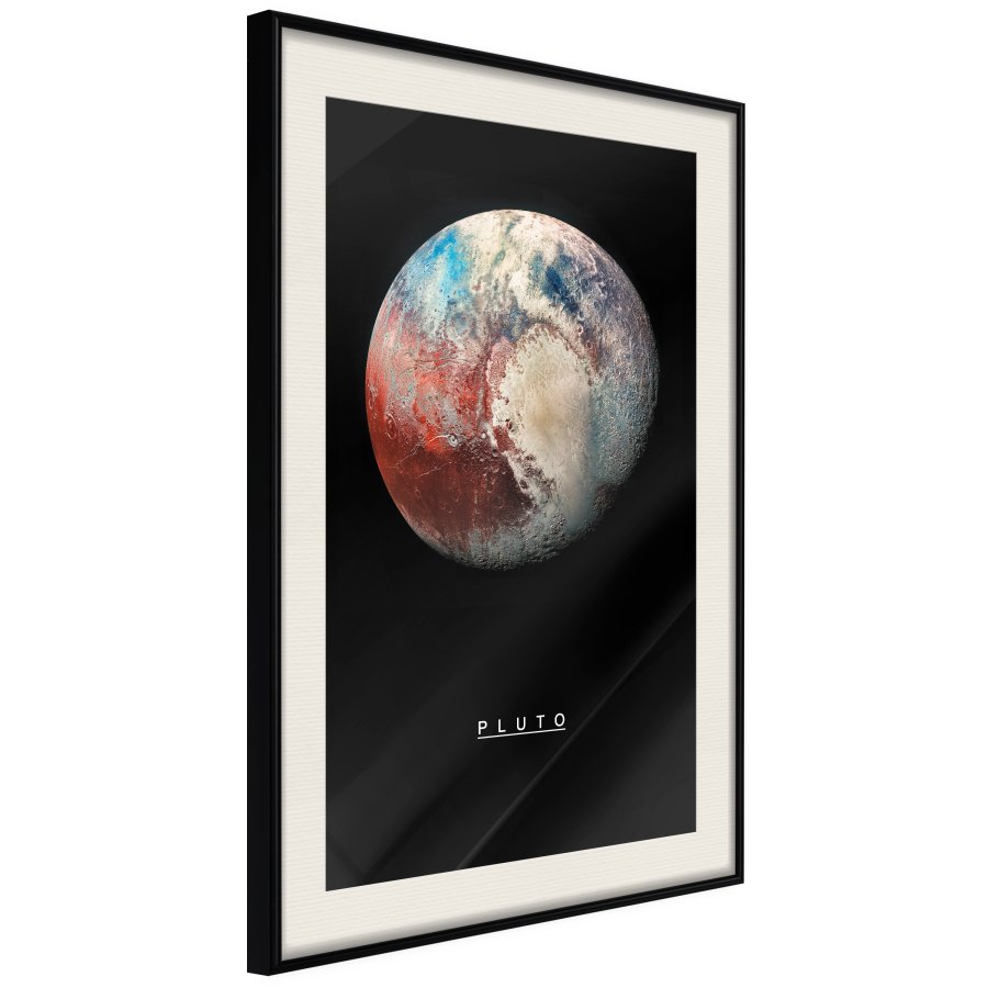ARTGEIST Plakat med ramme - The Solar System: Pluto