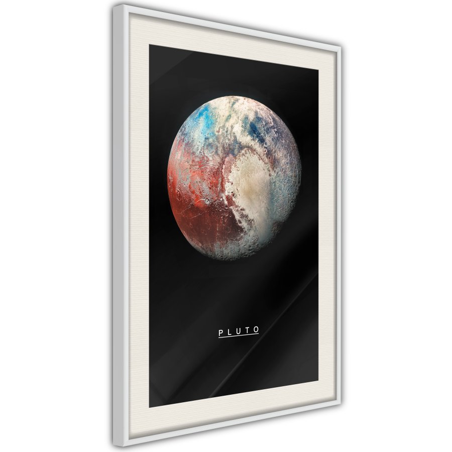 ARTGEIST Plakat med ramme - The Solar System: Pluto