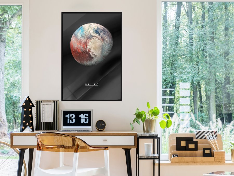 ARTGEIST Plakat med ramme - The Solar System: Pluto