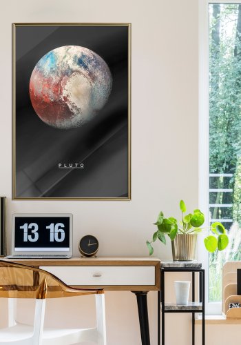 ARTGEIST Plakat med ramme - The Solar System: Pluto