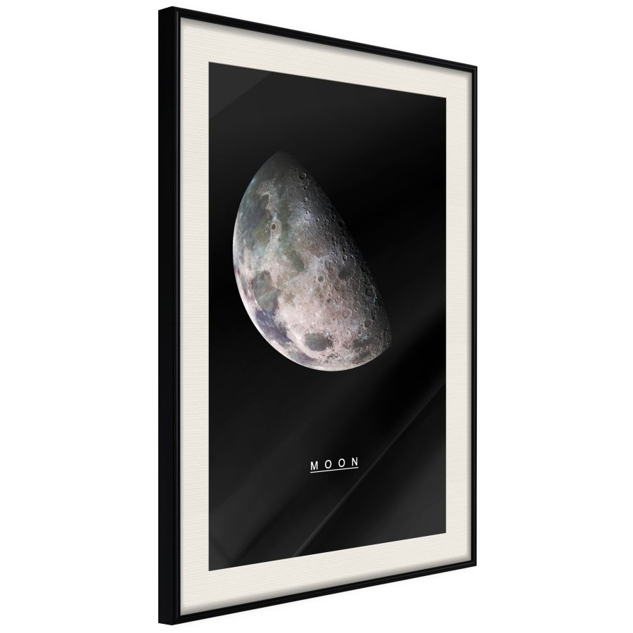 ARTGEIST Plakat med ramme - The Solar System: Moon