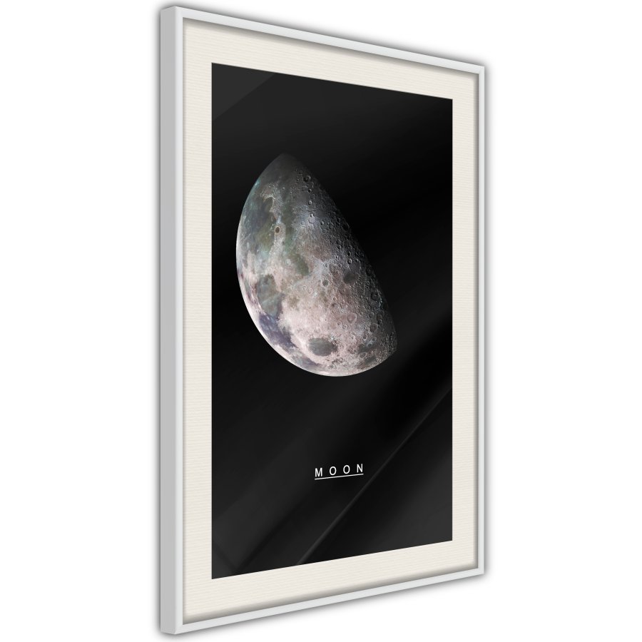 ARTGEIST Plakat med ramme - The Solar System: Moon