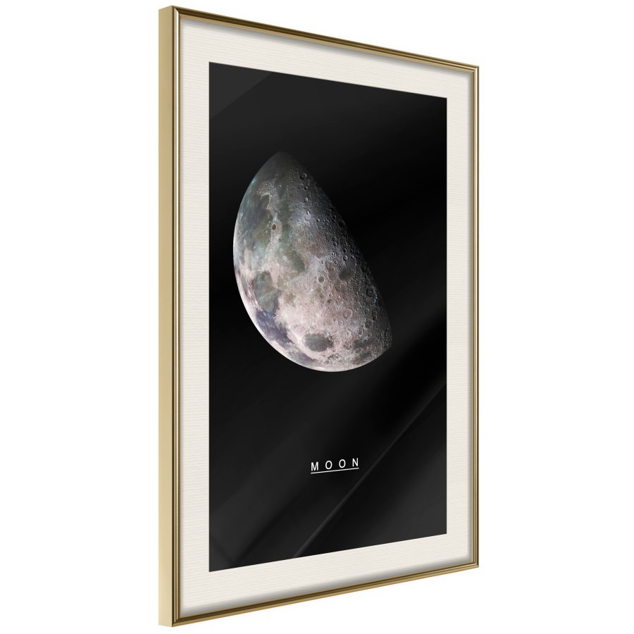 ARTGEIST Plakat med ramme - The Solar System: Moon