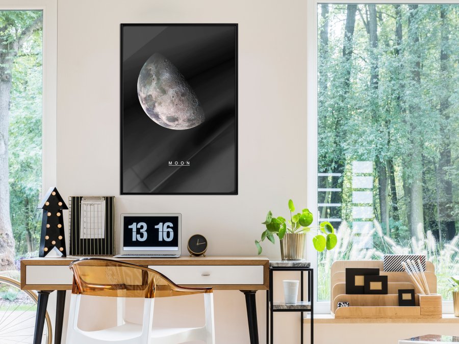 ARTGEIST Plakat med ramme - The Solar System: Moon