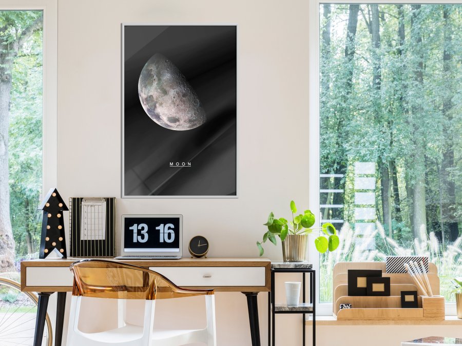 ARTGEIST Plakat med ramme - The Solar System: Moon