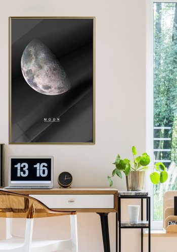 ARTGEIST Plakat med ramme - The Solar System: Moon