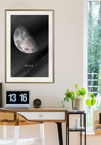 ARTGEIST Plakat med ramme - The Solar System: Moon