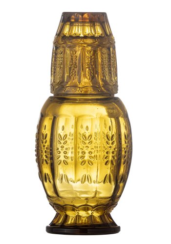 CREATIVE COLLECTION Theon Karaffel & Glas, Brun, Glas