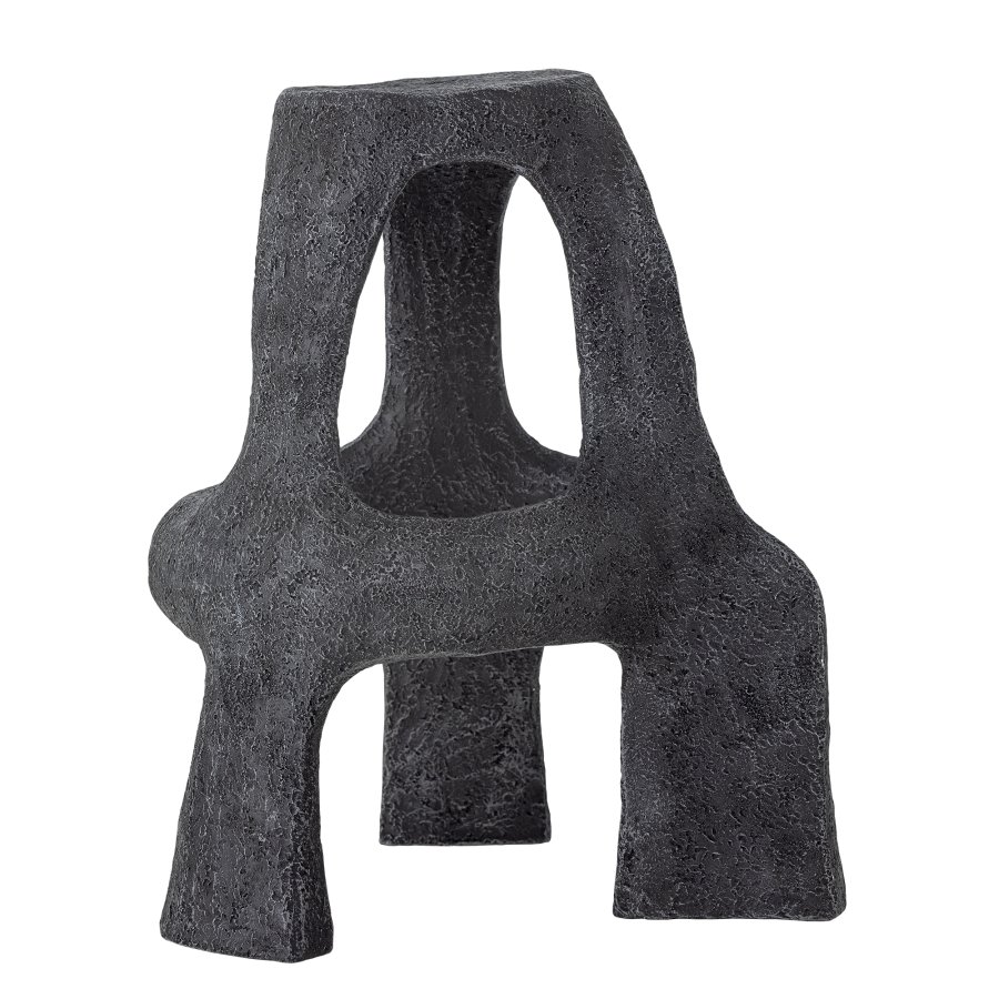 BLOOMINGVILLE Ombra Deko, Sort, Polyresin