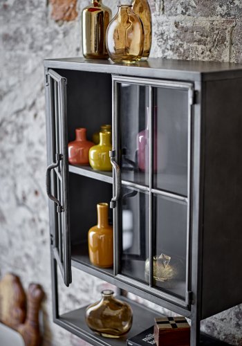 BLOOMINGVILLE Sindre Skab, Sort, Metal