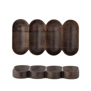 BLOOMINGVILLE Maluna Serveringsbakke, Brun, FSC® 100%, Mango