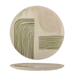 BLOOMINGVILLE Amica serveringsfad, rund - rosa stentj (39)