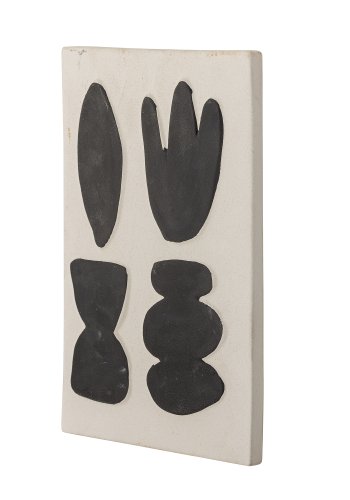 BLOOMINGVILLE Lutton Vgdekoration, Hvid, Stentj