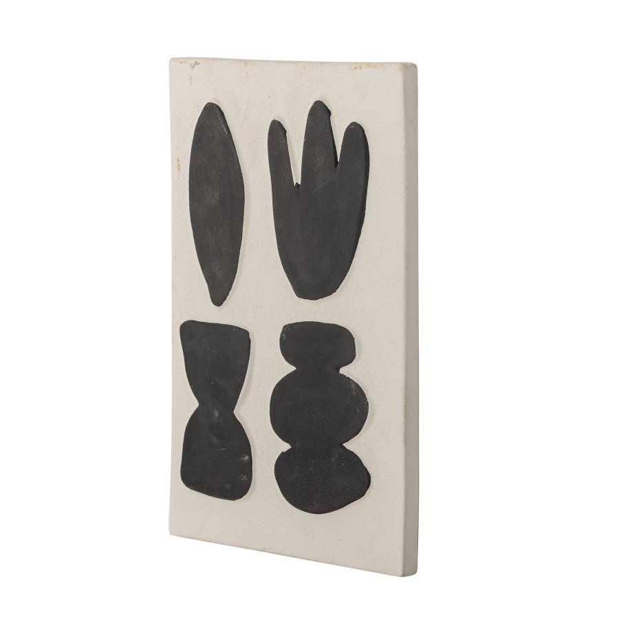 BLOOMINGVILLE Lutton Vgdekoration, Hvid, Stentj